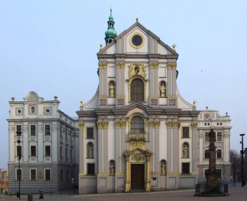 Jezuitský kostel sv. Vojtěcha, 1675–1678, Opava, P. Tobiáš Gebler 